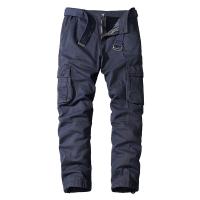 Pantalones cargo con múltiples bolsillos para hombre, monos a la moda, Otoño e Invierno - details 4