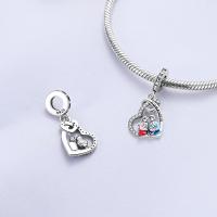 Colgante familiar eterno de plata 925 para mujer, compatible con pulseras originales, regalos de cumpleaños, joyas - details 2