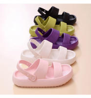 Zapatillas de suela suave para mujer, calzado fresco de 4cm de espesor para parejas al aire libre, Casa con sensación de pisar las heces, ins, Verano - details 7