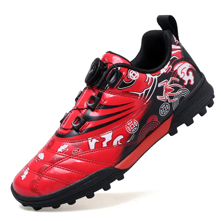Zapatos de fútbol de marca para niños, zapatillas de fútbol antideslizantes para entrenamiento de campo de césped, tenis de fútbol, zapatillas de fútbol a la moda para niños - 1