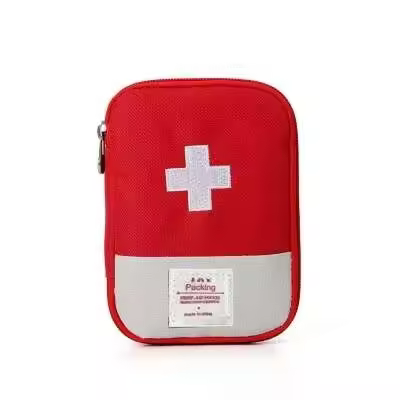 Bolsa de almacenamiento de primeros auxilios de viaje portátil, Kit de supervivencia, caja de medicina, Camping de emergencia al aire libre - 1