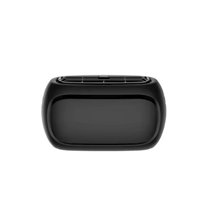 Mini ventilador de mano seguro de 4 velocidades, soplador eléctrico de escritorio 3 en 1 de bajo ruido, ventilador de cuello colgante recargable de pie para acampar - 1