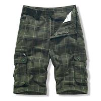 Pantalones Cortos de Verano para Hombres Ropa Deportiva Casual Pantalones de Malla Adelgazantes con Múltiples Bolsillos - details 1