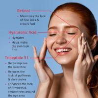 Crema de Ojos de Retinol Colágeno Anti-envejecimiento Firmadora para Ojeras y Bolsas - details 1
