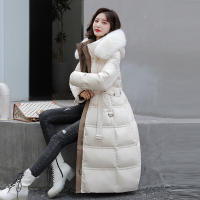 Chaqueta Larga de Invierno con Capucha y Plumón Acolchado para Mujer, PLUMÍFERO - details 15