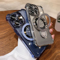 Funda de lujo con soporte magnético para iPhone A prueba de golpes, compatible con Magsafe - details 0