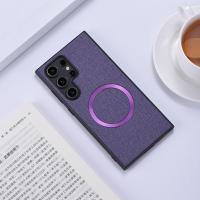 Funda Antigolpes para Samsung Galaxy S25-S21 Plus Cubierta de Borde de Tela Magnética con Patrón - details 7