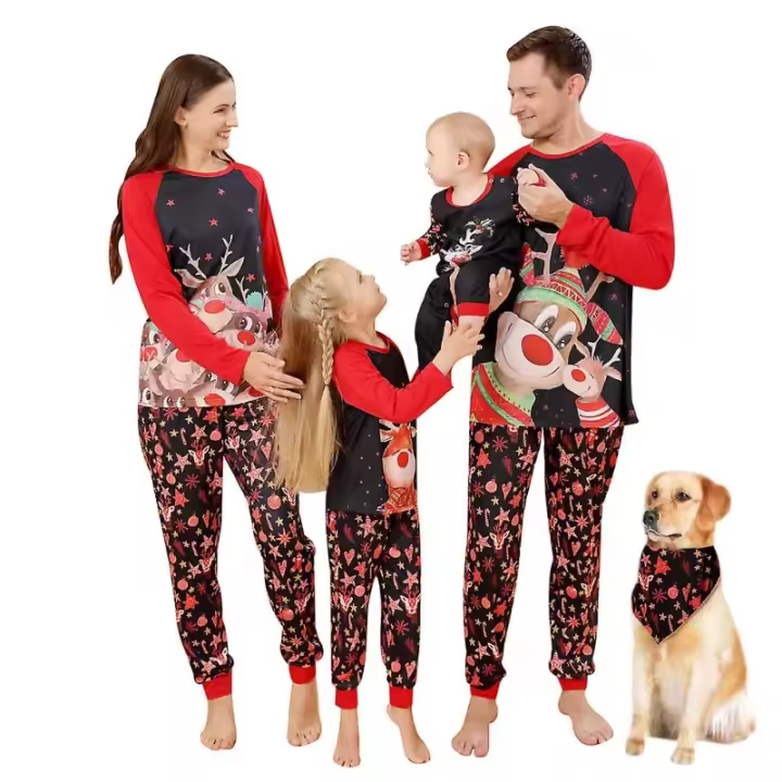 Pijama de Navidad para la familia, conjunto de ropa de dormir a juego, Pjs - 1