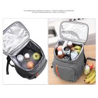 Bolsa de almuerzo térmica portátil de 18L, caja de comida duradera, refrigerador impermeable, funda con aislamiento de hielo, barbacoa, Camping, Oxford, mochilas para cena, Icebox - details 4