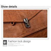 Bolsos de hombro de cuero suave Vintage para mujer, bolsos de lujo, paquete de diseñador, bolso cruzado pequeño, 2021 - details 18