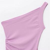 Vestido largo asimétrico sin mangas 2025 con temperamento, nuevo de verano, color sólido para mujer - details 12