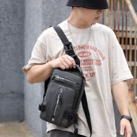 Bolso de pecho para hombre con múltiples bolsillos a la moda, bolso de mensajes deportivo de tela Oxford con carga USB, bolso cruzado multifunción de Color sólido para niños - details 29