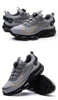 Zapatos de seguridad con botón giratorio para hombre y mujer, zapatillas de trabajo ligeras, transpirables, cómodas - details 20
