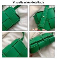 Bolso Cruzado de Moda para Mujer 2025 Bolso de Pecho Tejido en Rosa Nicho Bolso Cruzado para Mujer - details 2