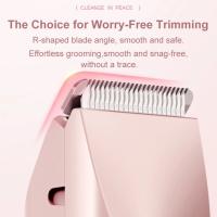 Maquinilla de afeitar para mujer, depiladora eléctrica portátil, indolora, para piernas púbicas, recortador de pelo corporal para damas, Bikini, axilas, piernas - details 10