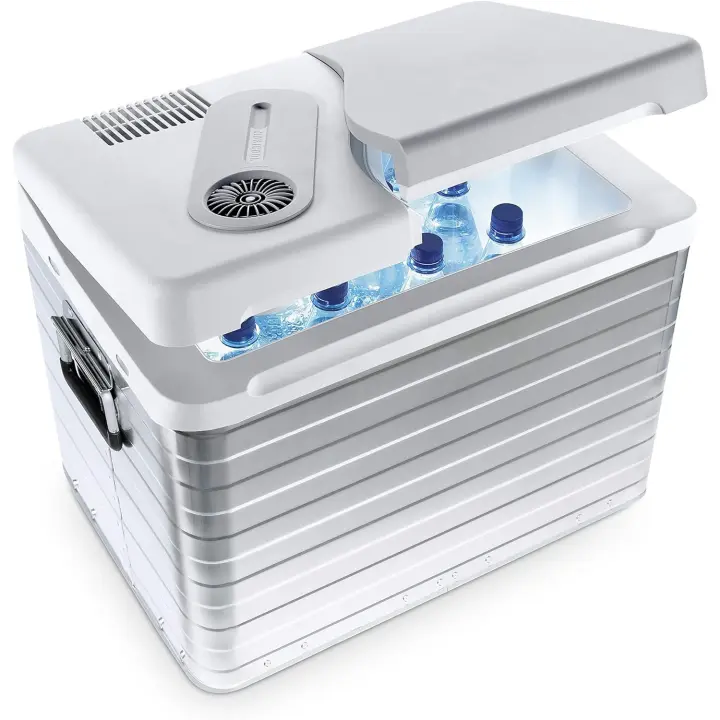 Q40 Nevera Eléctrica Portátil, Aluminio, 39 l, mini nevera para coche, camión, barco y autocaravana, 12 y 230 V - 1
