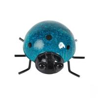 Estatua de Mini Metálica de Ladybug Beetle para Decoración del Hogar Adorno de Pared Colgante para Jardín Patio Figura de Escultura Exterior - details 10