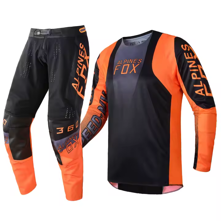 Conjunto de pantalones y Jersey para motocicleta, traje de carreras para Motocross MX, Dirt Bike, ATV, 180/360 - 1