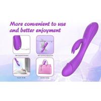 Embalaje privado SEXY Dual Rabbit Vibrator Sex Toy 3in1 Dildo 7 Vibradores de vibración G-Spot Clitoris Estimulador Dildos silenciosos Juguetes para adultos para 18+ - details 3