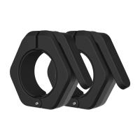 Abrazaderas magnéticas para barra de levantamiento de pesas, barra hexagonal para levantamiento de pesas, bloqueo giratorio, collares universales estables para barra - details 2