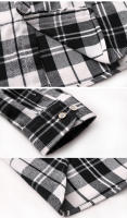 Camisas informales a cuadros para hombre, camisas clásicas de manga larga, camisas de vestir a la moda, 7XL, otoño - details 45