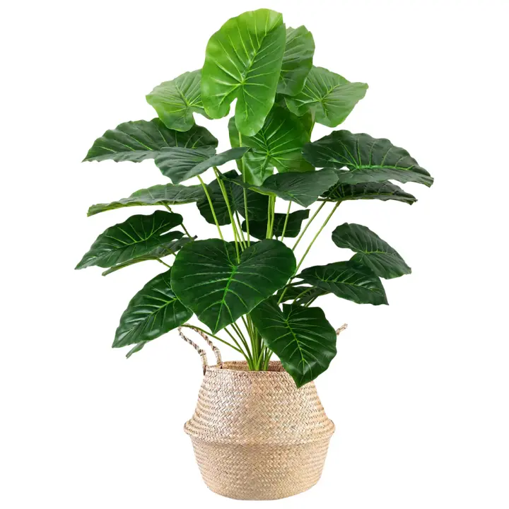 Árbol Monstera Artificial grande de 75cm y 24 ramas, rama de plantas falsas, Palma Tropical de plástico, hoja de tortuga falsa para decoración de la habitación del jardín del hogar - 1