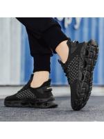2025 nuevos zapatos casuales de talla grande 46 para hombres, zapatos deportivos de malla casuales para adolescentes europeos y americanos, zapatos para correr de moda para hombres. - details 3