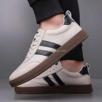 Nuevos zapatos planos de cuero genuino de lujo de marca informal, duraderos y cómodos, fábrica 2025 - details 1