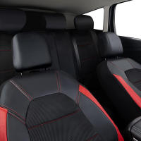 Funda universal para asiento de coche de cuero PU, lona duradera, cojín y funda para asiento, protección completa, 9 unidades por juego - details 6