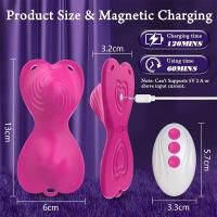 Vibrador Wearable en Correa de Panty 9 Vibraciones en Forma de Mariposa Control Remoto Aplicación - details 5