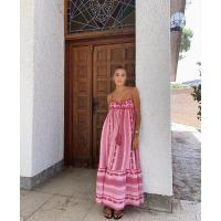 BUNO-vestido Midi bohemio para Mujer, vestido de vacaciones con encanto de empalme, vestido de tirantes Vintage de punto, Vestidos de Mujer para Mujer - details 1