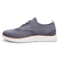 Nuevas zapatillas para correr Oxford de marca de calidad al por mayor, talla grande 48 para hombres, zapatillas para caminar ligeras y transpirables con cordones - details 4