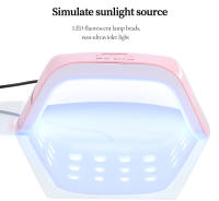 Lámpara de Secado de Gel Trapezoidal Profesional 9SPro Herramienta de Manicura con 24 Perlas LED para Fototerapia de Uñas - details 3