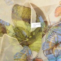 BYSIFA Pañuelo de Seda de Morera 100% Diseño Elegante de Mariposa Ideal para Primavera/Verano - details 7
