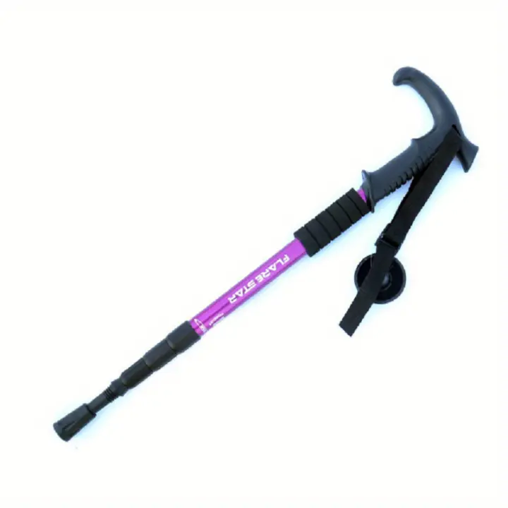 Bastón de doble uso, retráctil, ultraligero, portátil y duradero, perfecto para hombres y mujeres que caminan - 1