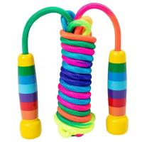 Niños, paquete de 1, cuerda para saltar duradera para niños y niñas, ejercicio al aire libre (2,8 m) - details 0