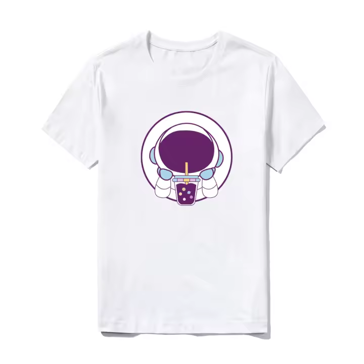 Camiseta casual Camiseta básica de manga corta de algodón de verano para hombre 
 Camisetas de hombre vintage estampadas con diseño estampado - 1