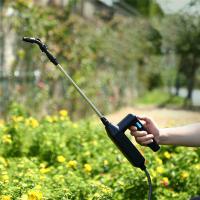 Pulverizador eléctrico, pulverizador a batería, pulverizador telescópico para césped y jardín, 2 boquillas y manguera de 5M, pulverizador de agua recargable - details 2