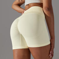 Hamidou pantalones cortos de Yoga para mujer, Shorts de Fitness para correr, ciclismo, transpirables, cintura alta, entrenamiento, gimnasio, Verano - details 38