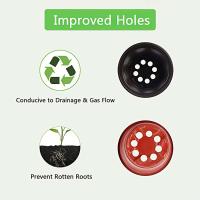 Macetas flexibles para vivero de jardín, maceta de plástico suave engrosada para plantas de interior - details 3