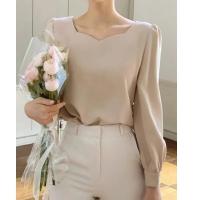 Blusa Elegante para Mujer con Cuello Cuadrado Top Suelto Informal con Mangas Abullonadas - details 0
