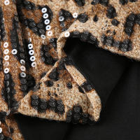 Pantalones Cortos de Lentejuelas Brillantes BUNO Mini Pantalones de Cintura Alta con Estampado de Leopardo Ropa de Calle Impactante - details 20