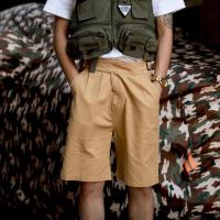 2025 100% algodón Vintage caqui verde Reino Unido ejército militar Gurkha pantalones cortos verano liso ropa de calle pantalones cortos Cargo Unisex senderismo - details 8