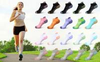 5 pares de calcetines transpirables de malla neutra, tobilleros deportivos de color liso - details 5
