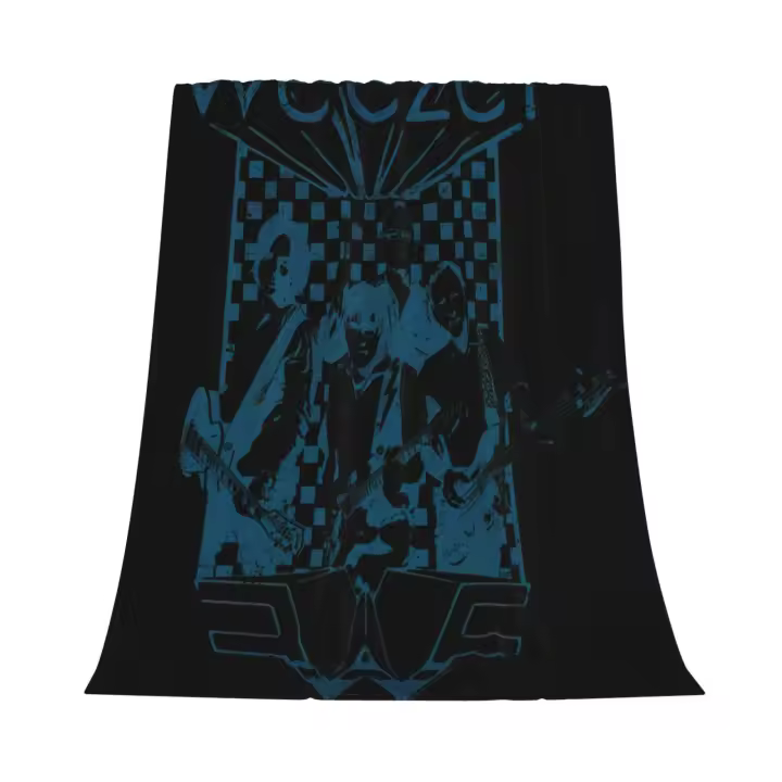 Weezer manta de franela para decoración de dormitorio y ropa de cama - 1