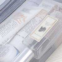 Bolsa de aseo transparente, bolsa de viaje con cremallera, bolsa de maquillaje, bolsa de cosméticos para mujer, bolsa de almacenamiento para el cuidado de la piel, bolsa de almacenamiento coreana - details 15