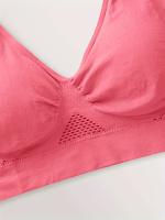 Sujetador deportivo con almohadillas incorporadas, transpirable, alta elasticidad, sin aros, perfecto para yoga, fitness, correr - details 4