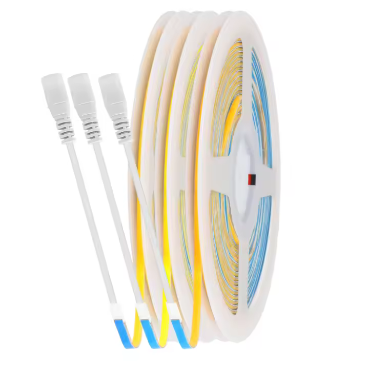 GAHADA Tira LED Ultra Delgada de COB 12V 24V 384Led/m Luces LED Flexibles para Decoración de Dormitorio Iluminación y Decoración - 1