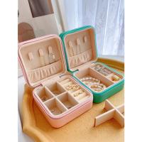 Organizador de joyas portátil, bolsa con cremallera, accesorios de viaje, pendientes, caja organizadora de joyas - details 1