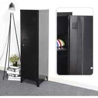 Archivador Estilo Industrial Armario de Almacenamiento con Llave Muebles de Oficina Negro - details 3